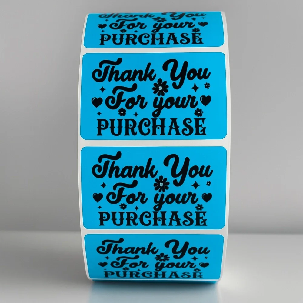 Thank You For Your Purchase Stickers – Labels for Packaging, Boutique